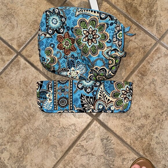 Vera Bradley*Travel Set*Bali Blue - Picture 9 of 17